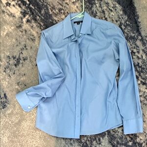 Lands' End Light Blue Dress Shirt
